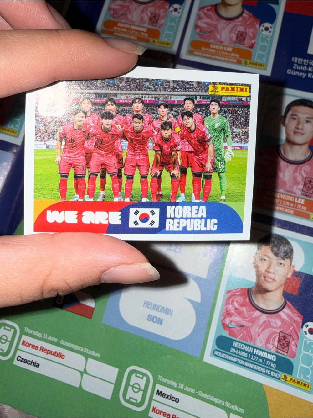 Korea Republic Team panini Sticker